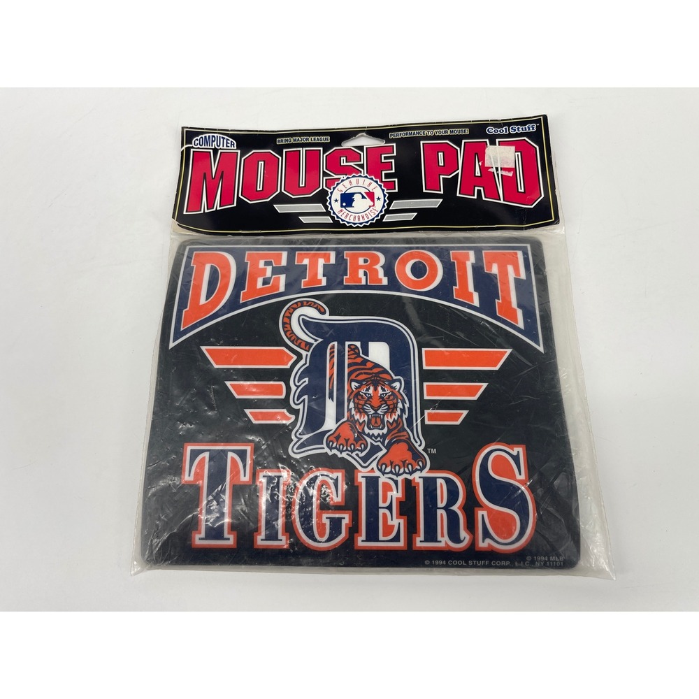 MLB Detroit Tigers Mouse Pad Vintage 1994 Cool Stuff Corp New Sealed 90s Sports